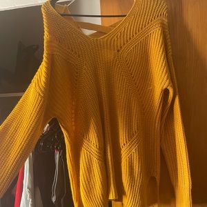 New yellow sweater